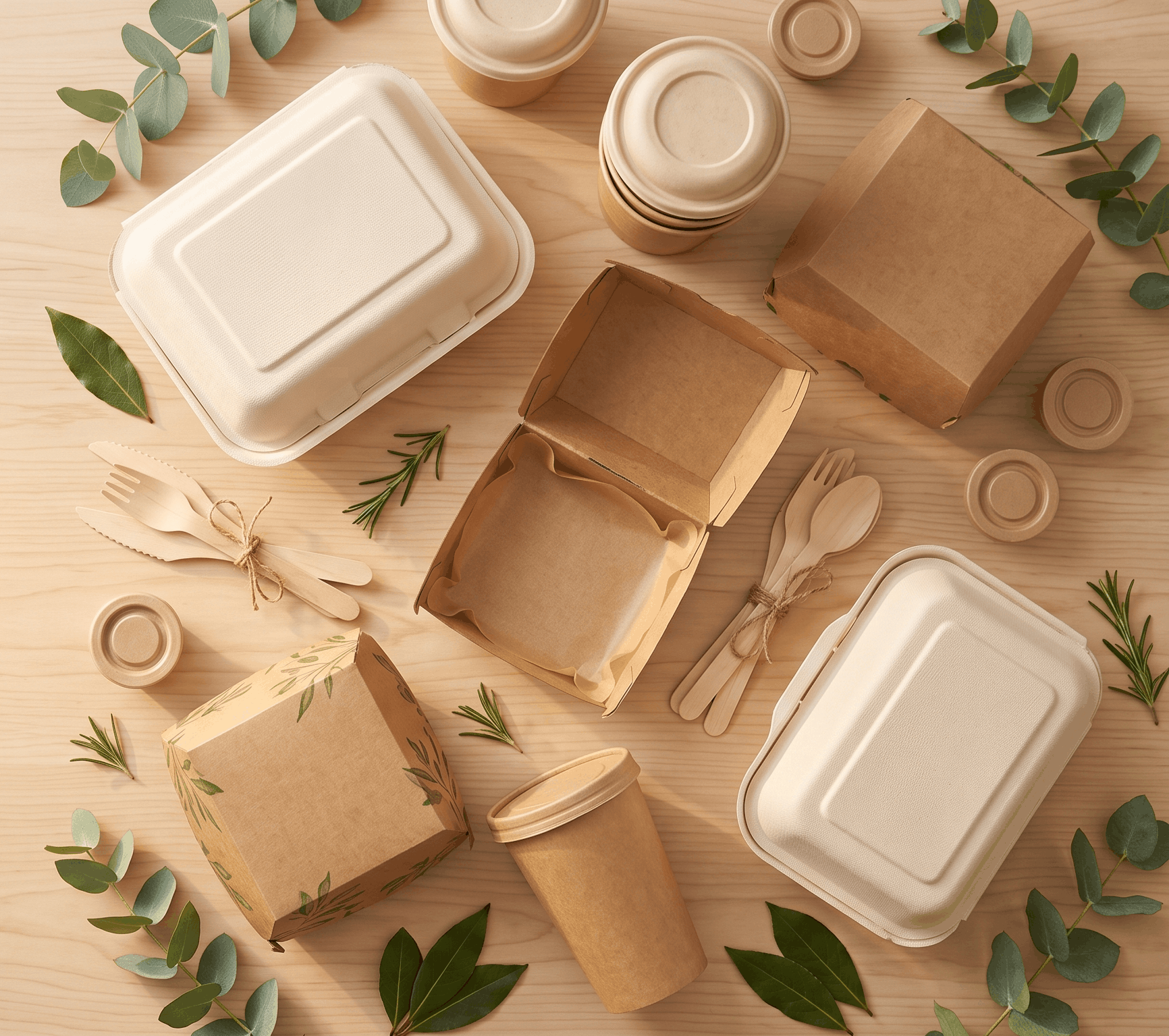 Eco-Friendly Food Packaging for Takeaways, Restaurants and Caterers Across the UK