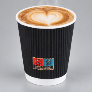 Black Ripple Tea/ Coffe Cup