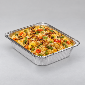 HALF DEEP ALUMINIUM FOIL CONTAINERS
