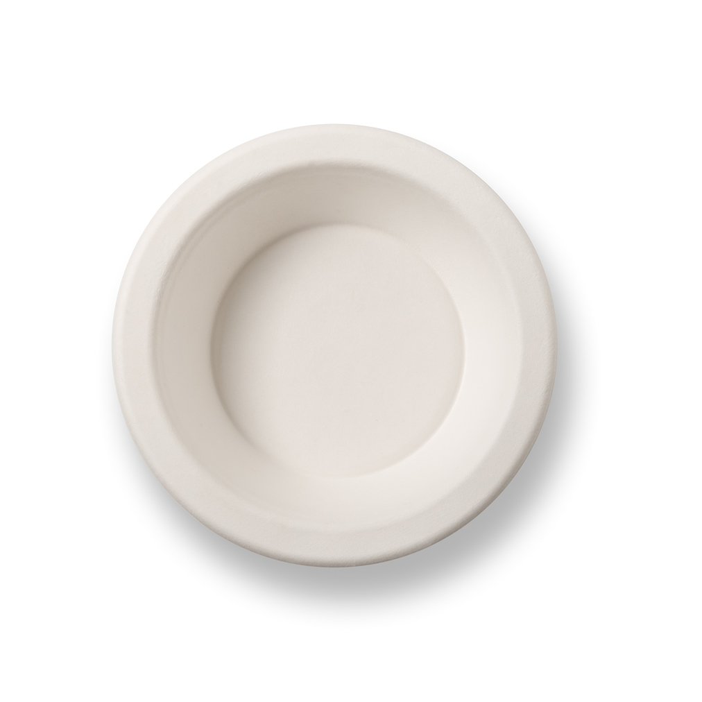 BAGASSE 12oz ROUND DISPOSABLE BOWL - Image 2