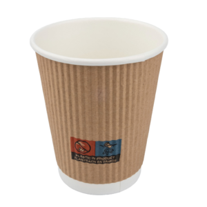 Brown Ripple Tea/ Coffee Cup
