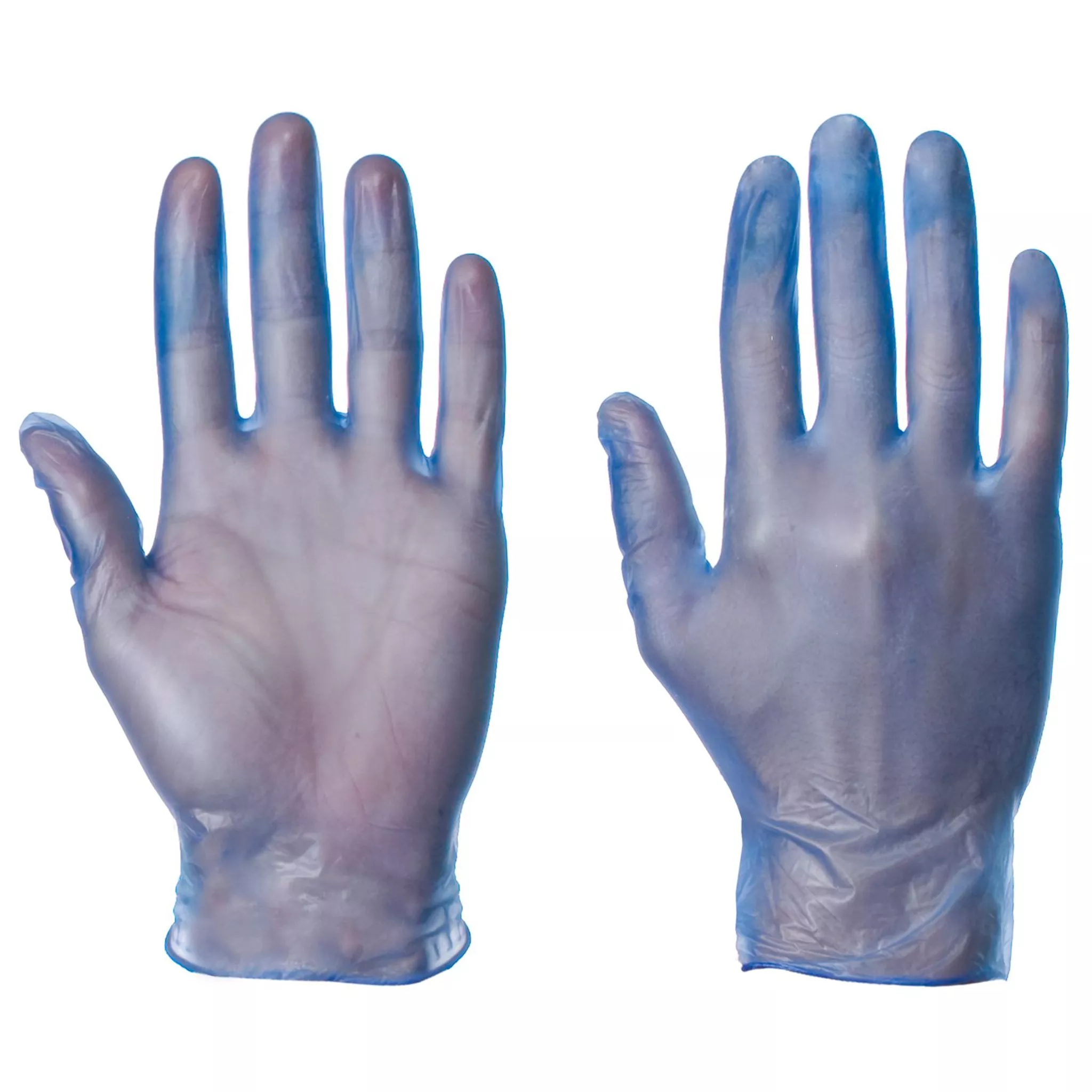 VINYAL POWDER FREE DISPOSABLE BLUE GLOVES
