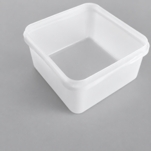 2.4L SQURE PLASTIC FOOD STORAGE CONTAINERS WITH LID