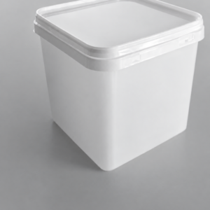 4L SQURE PLASTIC FOOD STORAGE CONTAINES WITH LID