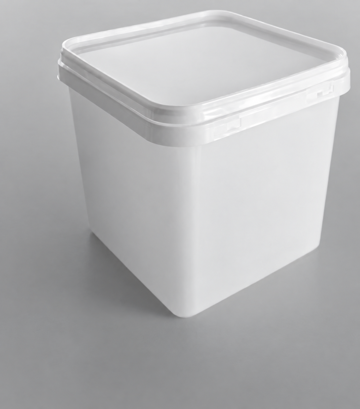 4L SQURE PLASTIC FOOD STORAGE CONTAINES WITH LID