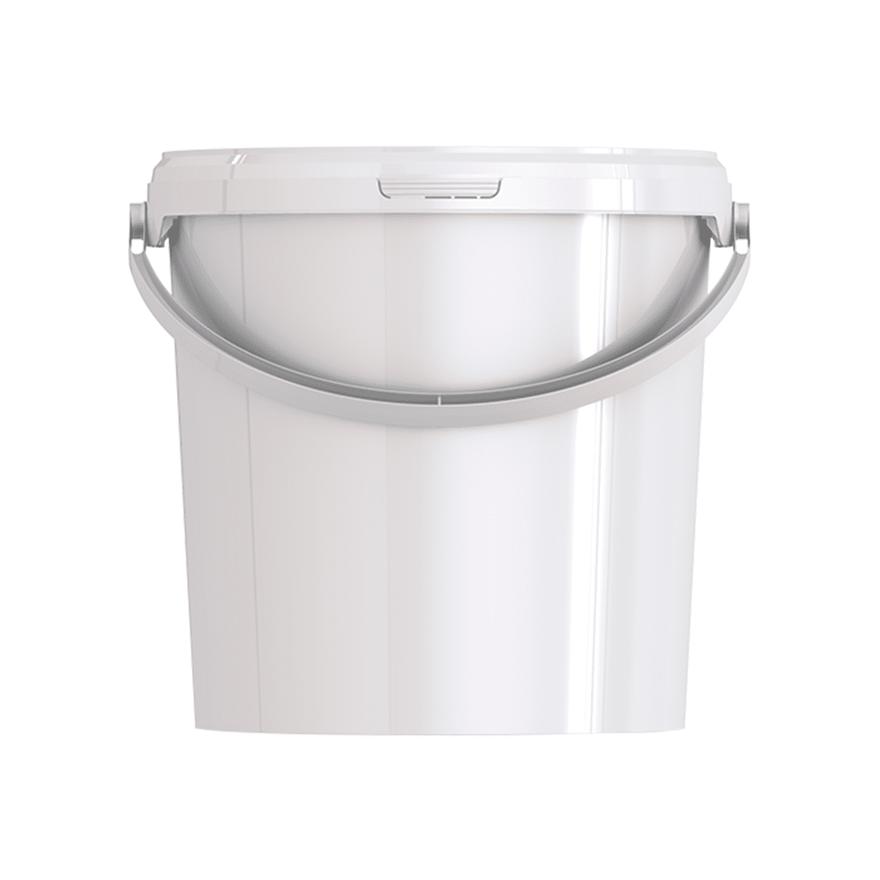 10.7L ROUND PLASTIC FOOD STORAGE BUCKETS WITH LID