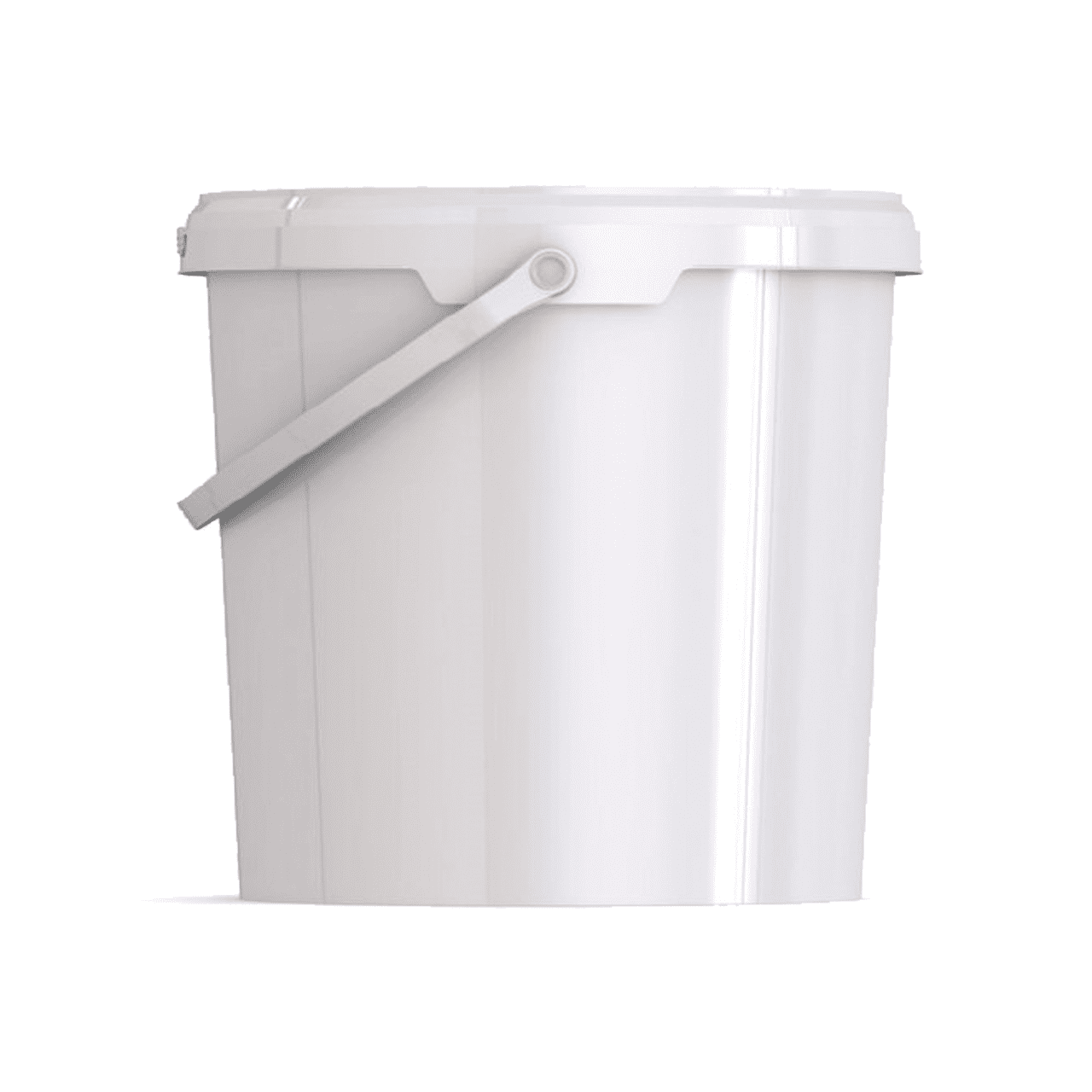 10.7L ROUND PLASTIC FOOD STORAGE BUCKETS WITH LID - Image 2