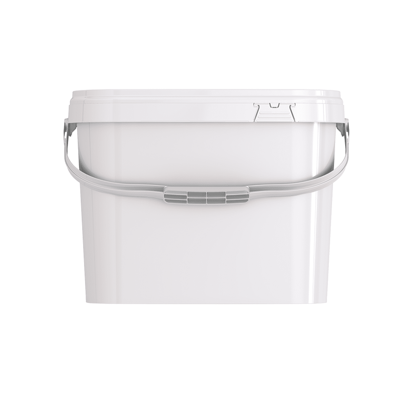 12.5L RECTANGULAR PLASTIC FOOD STORAGE BUCKETS WITH LID
