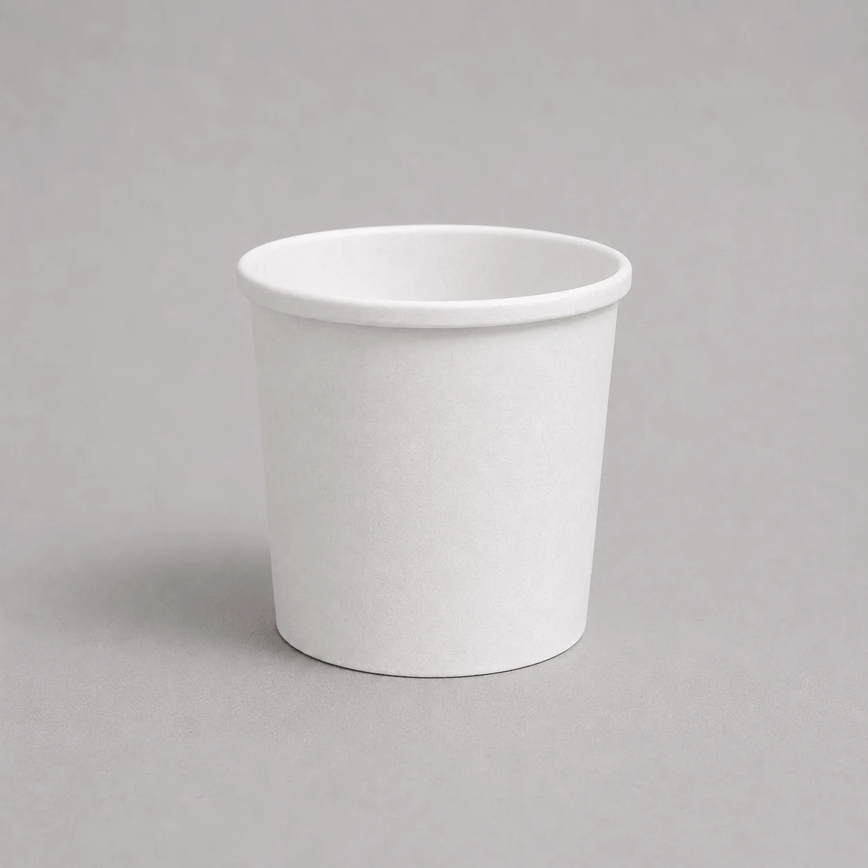 White Heavy Duty Paper Soup Container - Image 2
