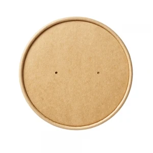 26OZ-32OZ KRAFT VENTED PAPER LID