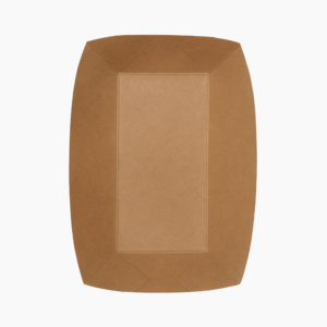BROWN KRAFT FOOD  TRAY MEDIUM