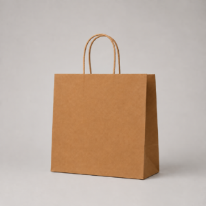 SOS PAPER BAG BROWN WITH TWISTED HANDLE LARGE 260X140X300MM