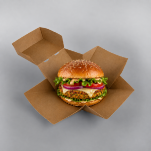 SMALL COROGUTED BUGER BOX