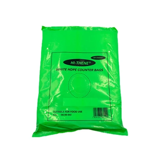 WHITE HDPE COUNTER BAG/ BUTCHERS BAG - Image 3