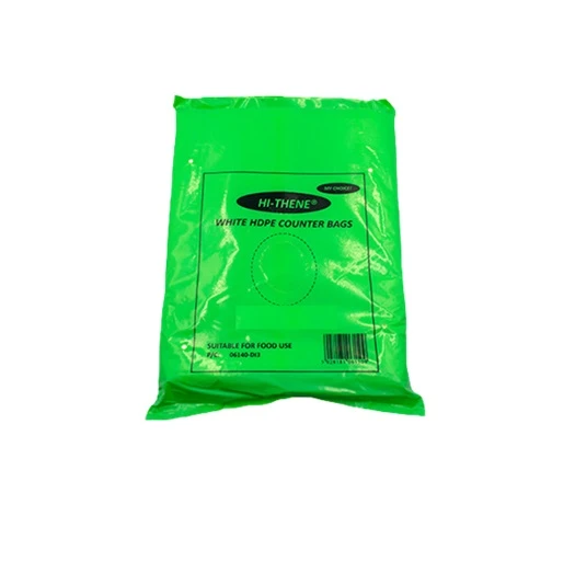 WHITE HDPE COUNTER BAG/ BUTCHERS BAG - Image 2