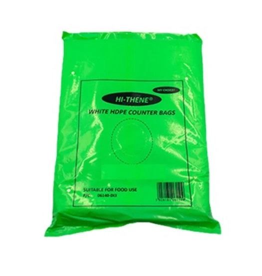 WHITE HDPE COUNTER BAG/ BUTCHERS BAG - Image 4