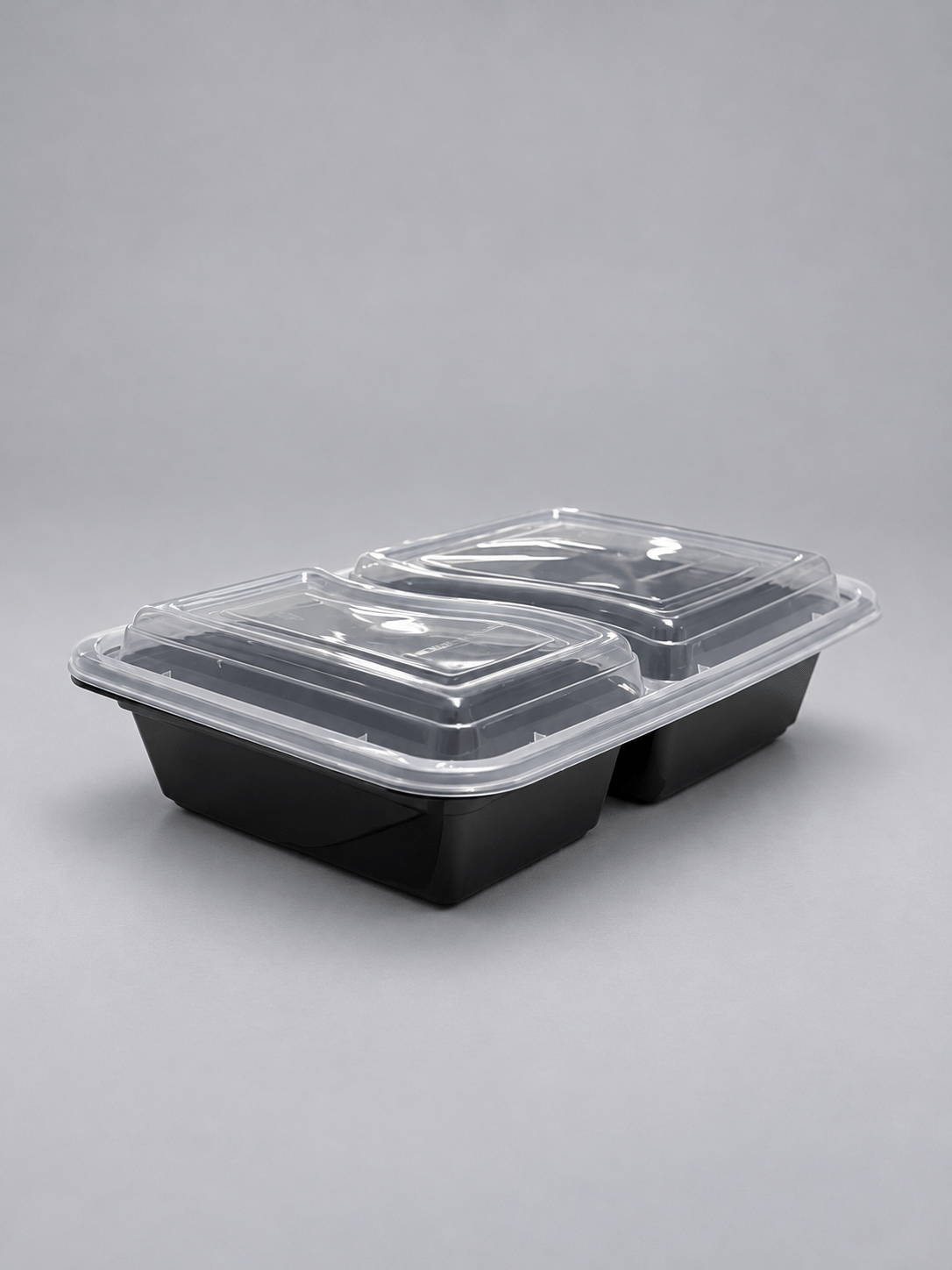 Heavy Duty M/W Rectangular Cont. With Black Lid & Claer Lid - Image 8