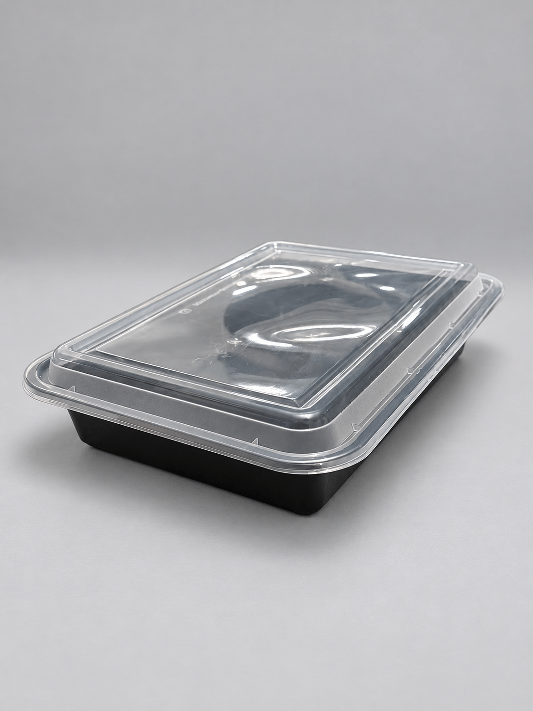 Heavy Duty M/W Rectangular Cont. With Black Lid & Claer Lid - Image 12